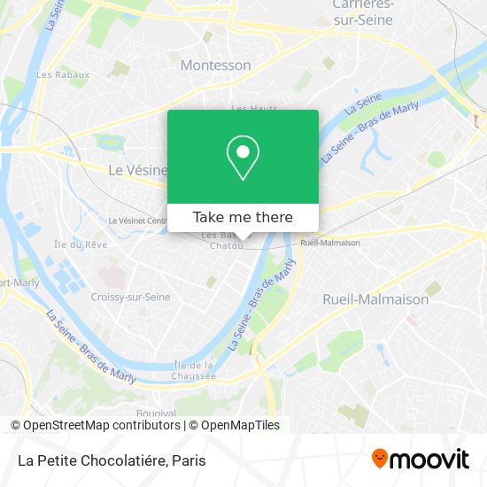 La Petite Chocolatiére map