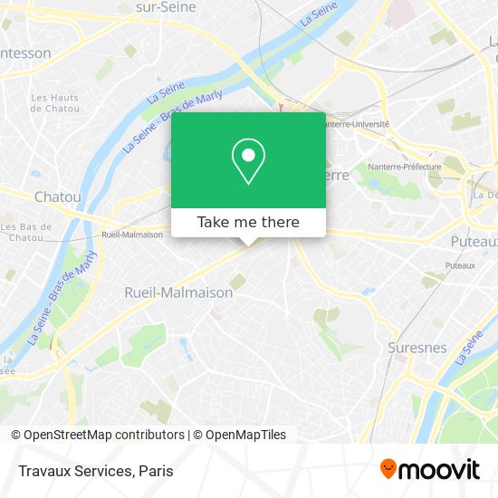 Travaux Services map