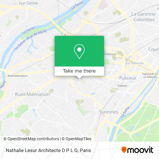 Nathalie Lesur Architecte D P L G map