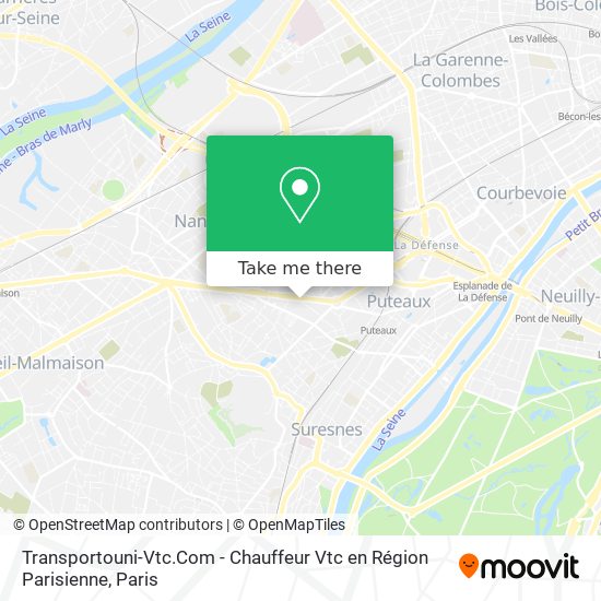 Transportouni-Vtc.Com - Chauffeur Vtc en Région Parisienne map