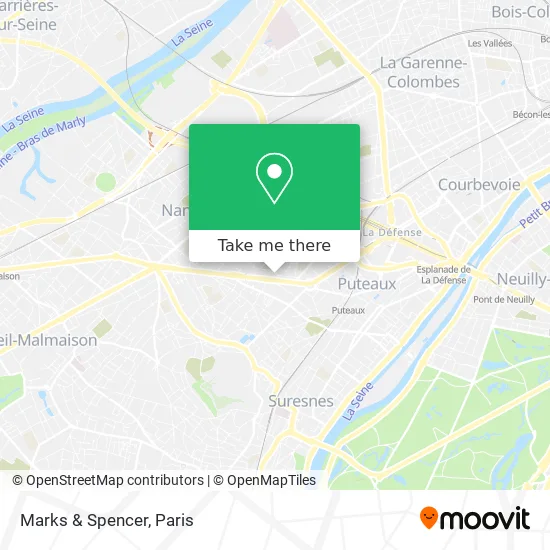 Marks & Spencer map