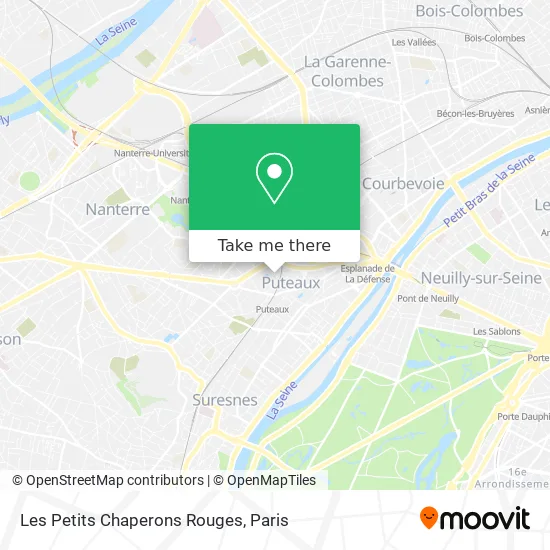 Les Petits Chaperons Rouges map