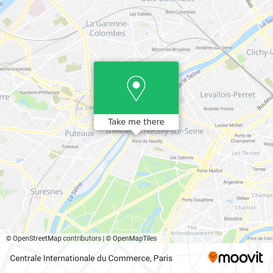 Centrale Internationale du Commerce map