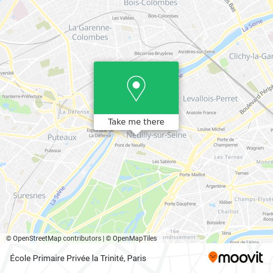 Mapa École Primaire Privée la Trinité