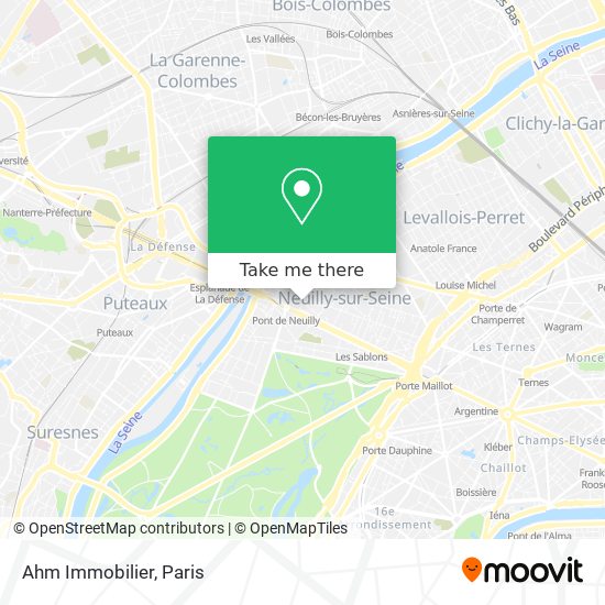 Ahm Immobilier map