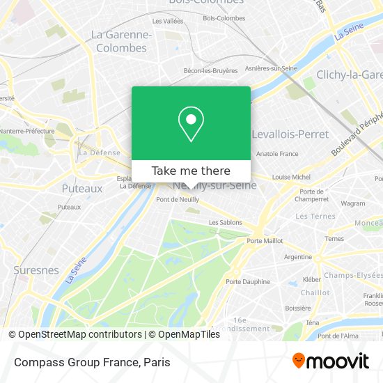 Compass Group France map