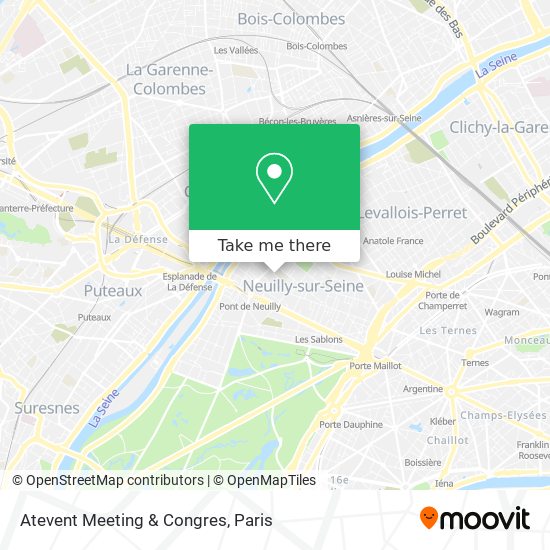 Mapa Atevent Meeting & Congres