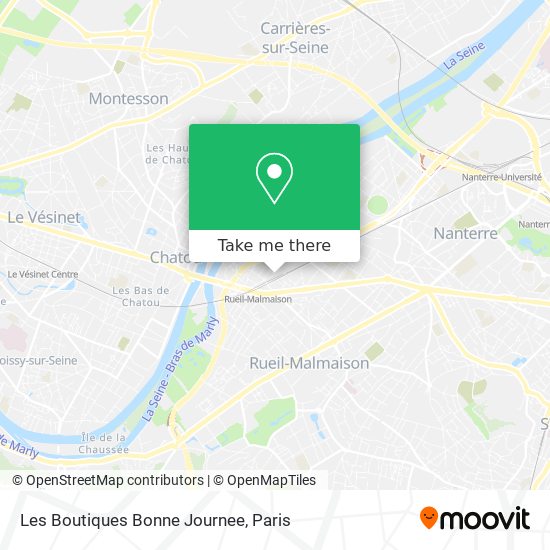 Les Boutiques Bonne Journee map