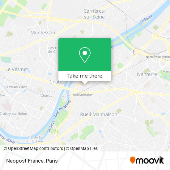 Mapa Neopost France