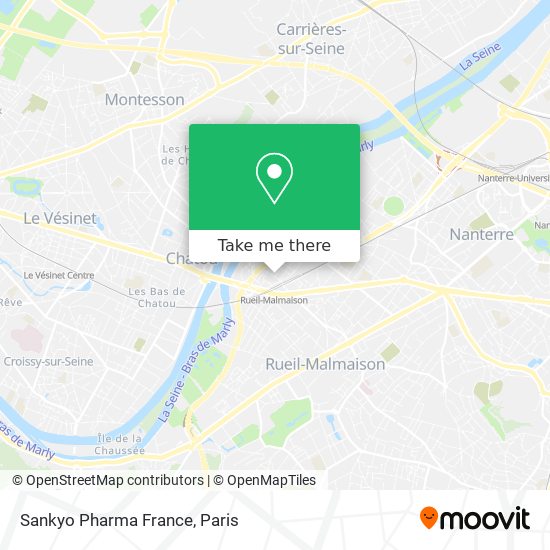 Sankyo Pharma France map