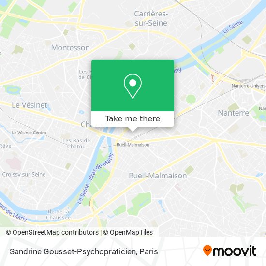 Sandrine Gousset-Psychopraticien map