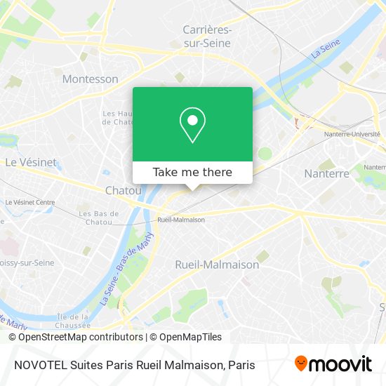 NOVOTEL Suites Paris Rueil Malmaison map