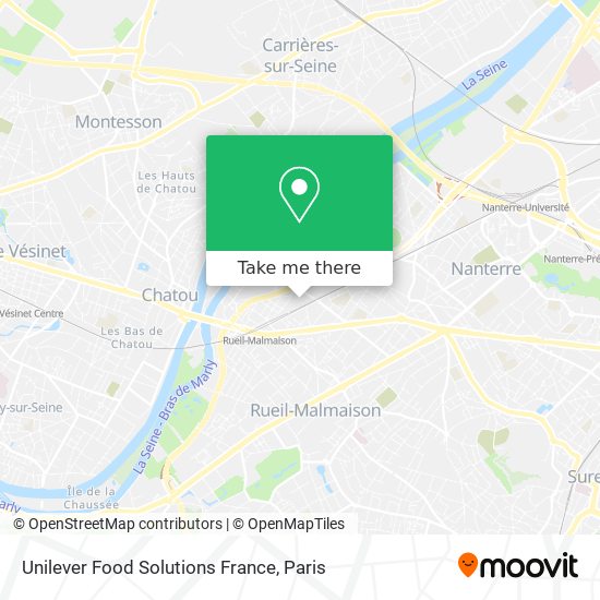 Mapa Unilever Food Solutions France