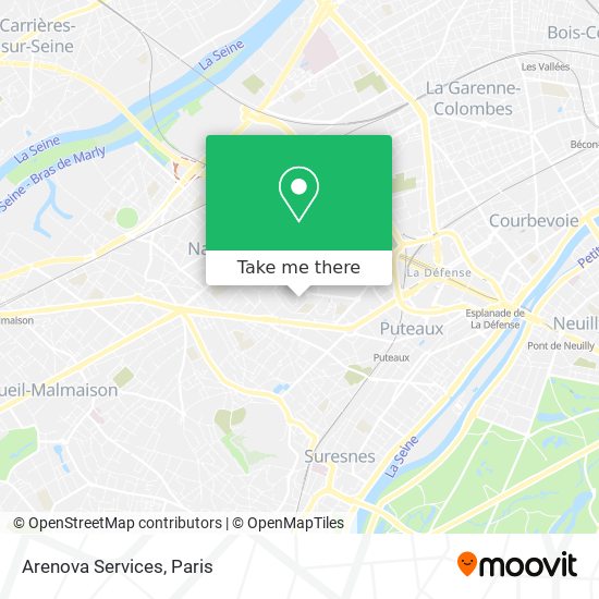 Arenova Services map