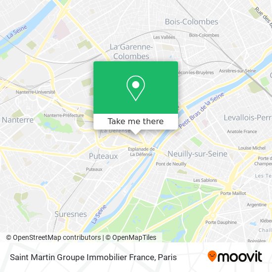 Saint Martin Groupe Immobilier France map