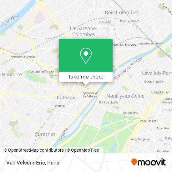 Mapa Van Velsem-Eric
