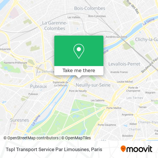 Tspl Transport Service Par Limousines map