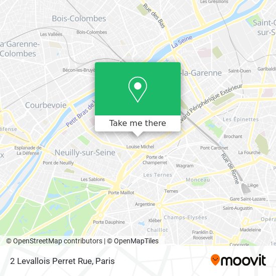 2 Levallois Perret Rue map