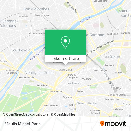 Moulin Michel map