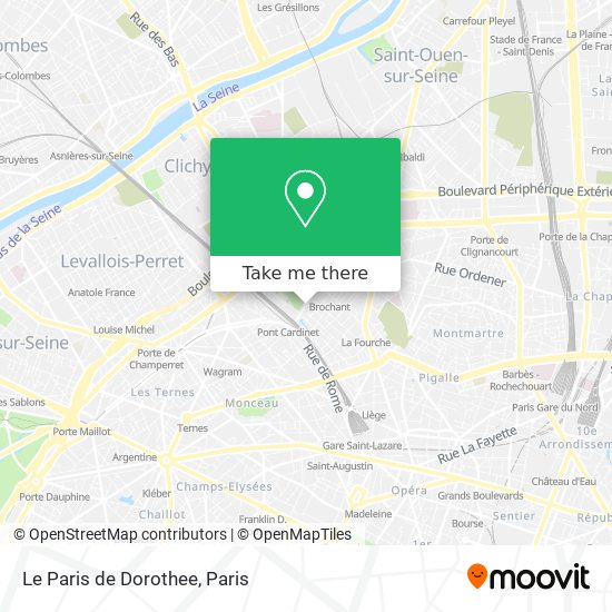 Le Paris de Dorothee map