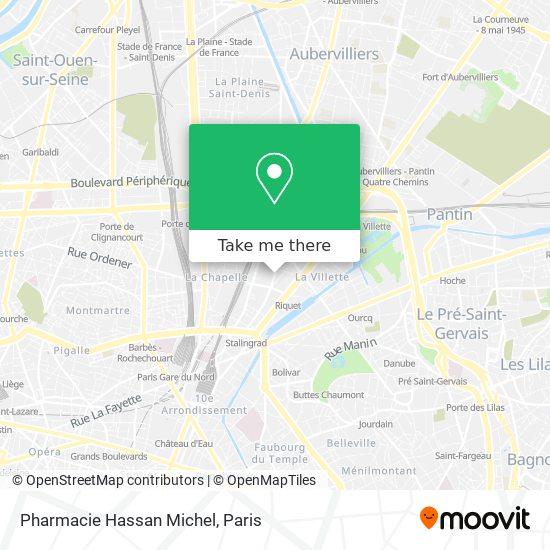 Mapa Pharmacie Hassan Michel