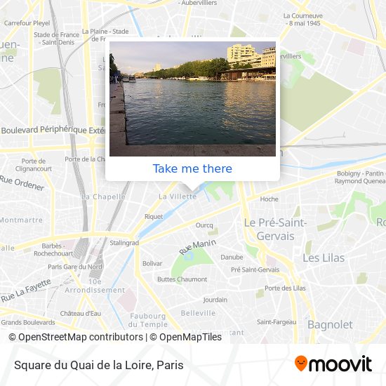Mapa Square du Quai de la Loire