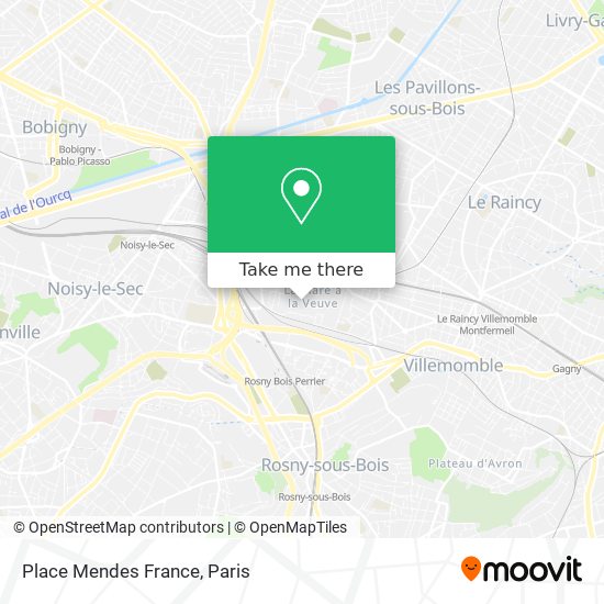 Place Mendes France map