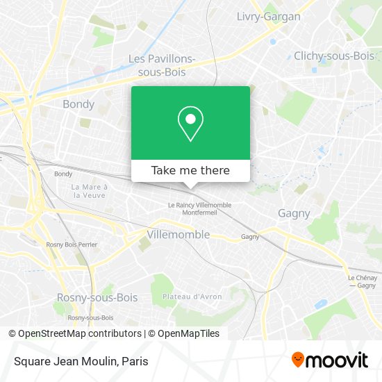 Mapa Square Jean Moulin