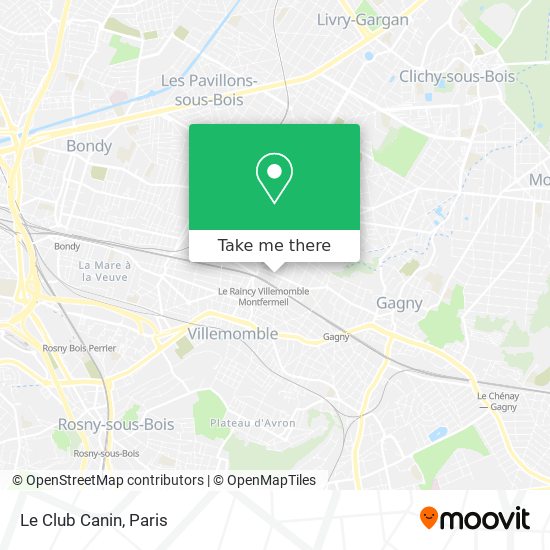 Mapa Le Club Canin