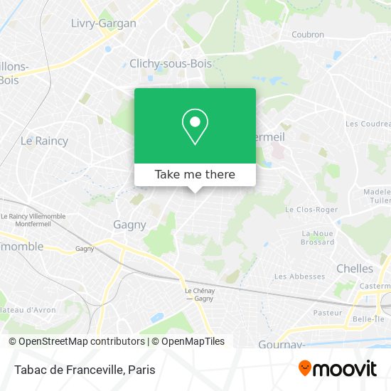 Mapa Tabac de Franceville