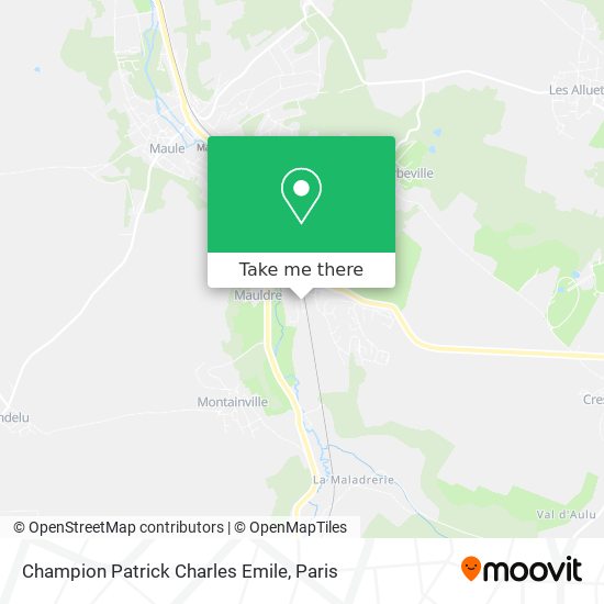 Champion Patrick Charles Emile map