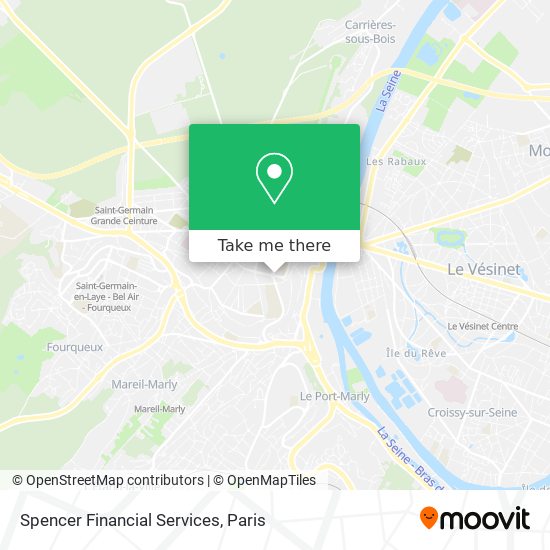 Spencer Financial Services map
