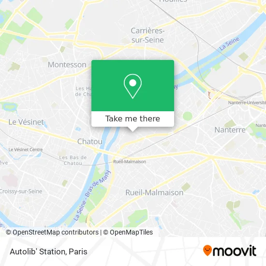 Autolib' Station map