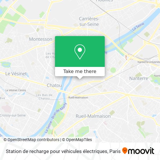 Mapa Station de recharge pour véhicules électriques