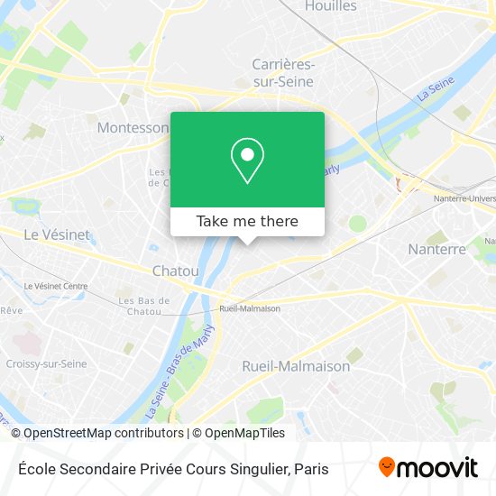 École Secondaire Privée Cours Singulier map