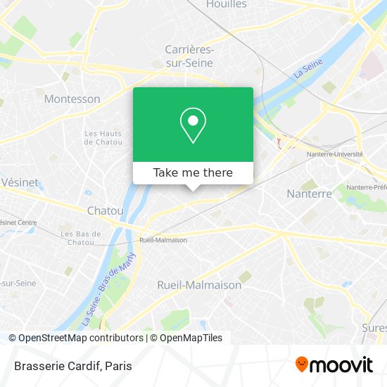 Brasserie Cardif map