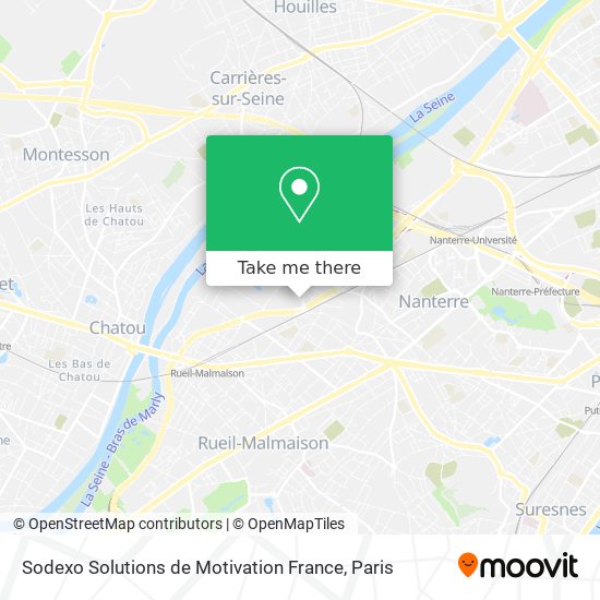 Sodexo Solutions de Motivation France map