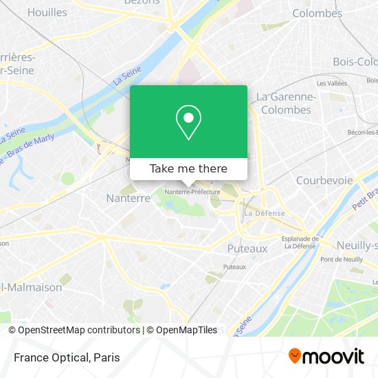 France Optical map