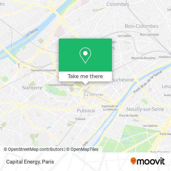 Capital Energy map