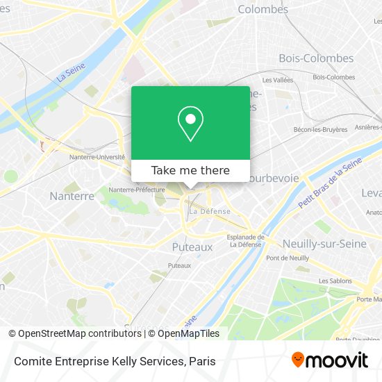 Comite Entreprise Kelly Services map