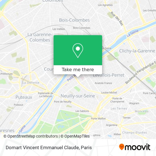 Domart Vincent Emmanuel Claude map