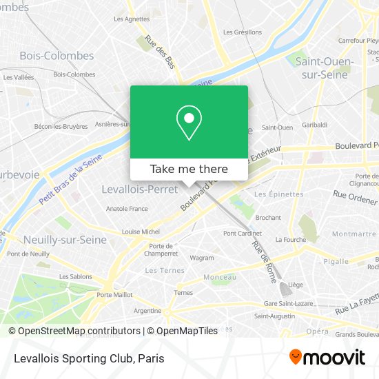 Levallois Sporting Club map