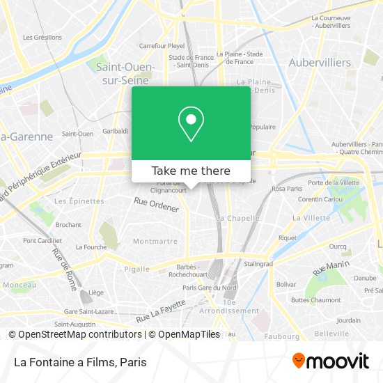 La Fontaine a Films map