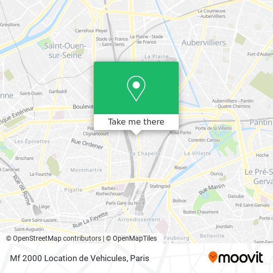 Mf 2000 Location de Vehicules map