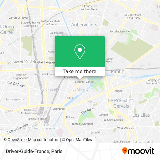 Driver-Guide-France map