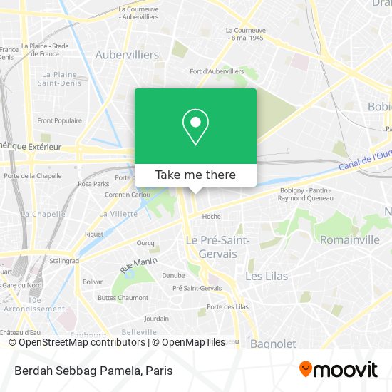 Mapa Berdah Sebbag Pamela