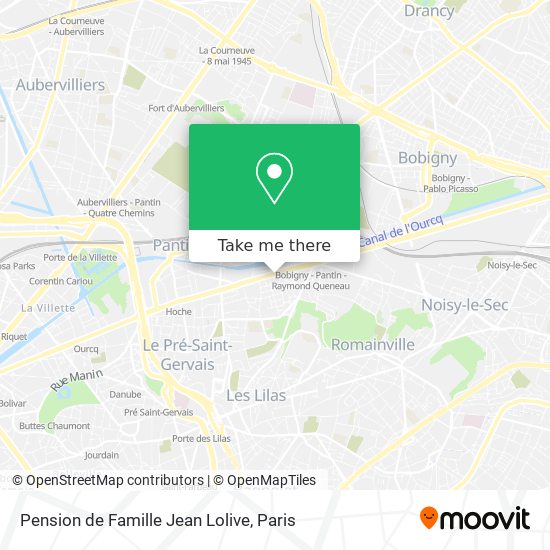 Pension de Famille Jean Lolive map