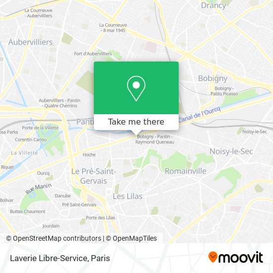 Laverie Libre-Service map