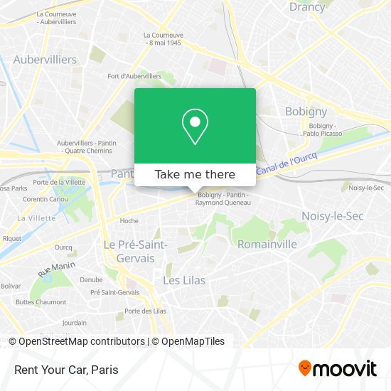 Rent Your Car map