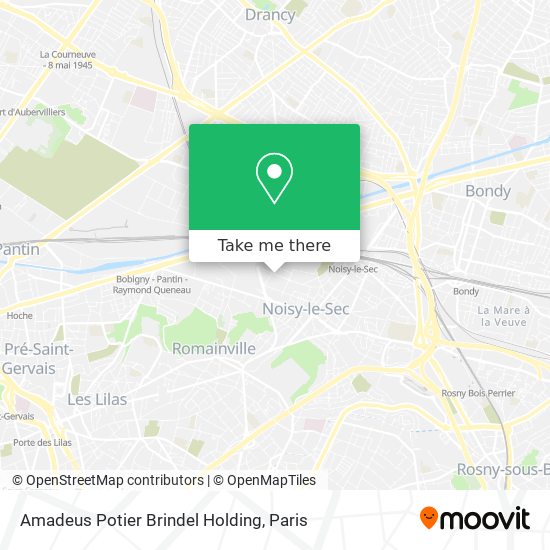 Mapa Amadeus Potier Brindel Holding